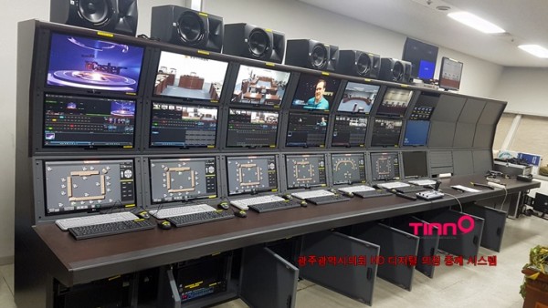 광주광역시의회  HD 회의 중계 주요 시스템 공급